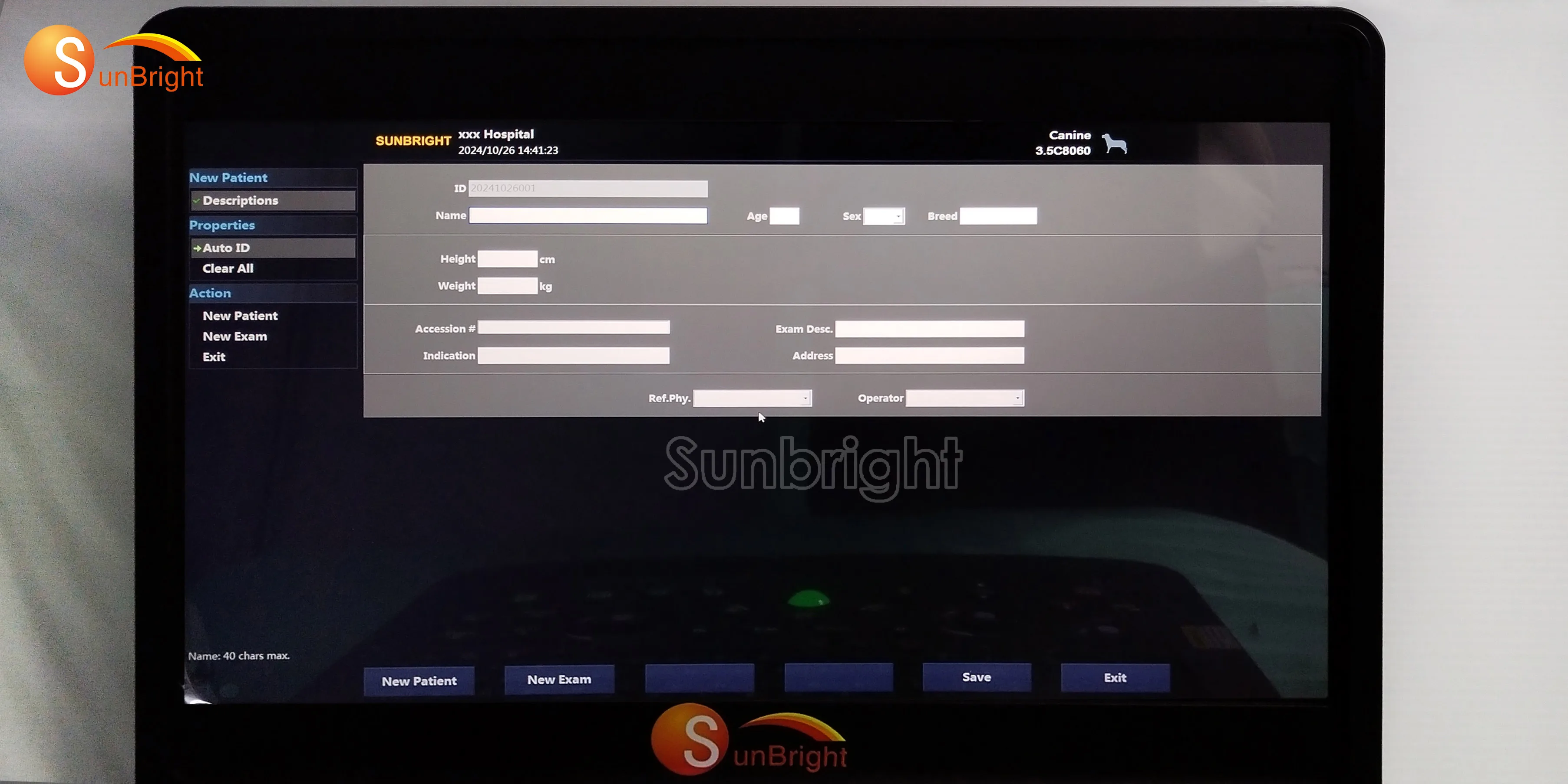 Sunbright SUN-800C Veterinary Clinic Ultrasound Machine Veterinary Ultrasound Machine Price