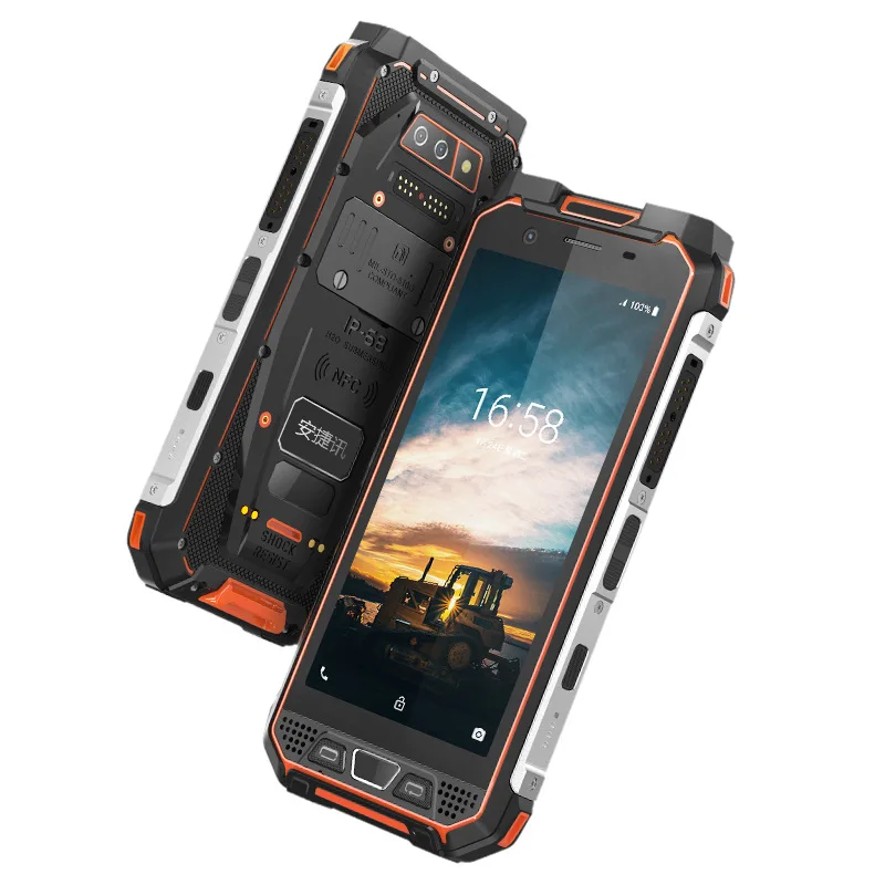 Aoro M5 security automation professional technology IP68 national guarantee walkie talkie 4g android feature phone rugged phone