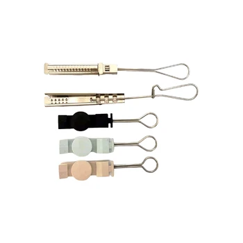 Gimbo Tension Clamp S-Type Optical Fiber Cable Fixing Leather Puller FTTH Accessories Cable Fittings Fiber Optic Tool