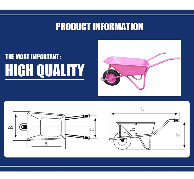 Production Of Construction Wheelbarrows Heavy Duty Wheel Wheelbarrow ...