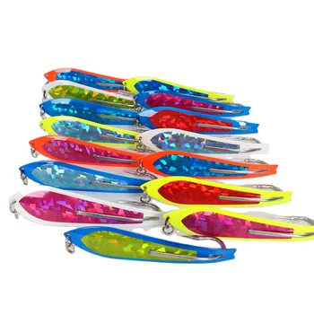 Big Game Fishing Bait OEM Fishing Trout Spoon Bait Single Hook Stainless Steel Spoon Lures Trolling Lure – Metal Jig – view 2