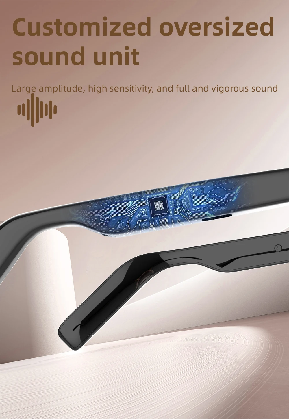 Chinese factory supplier supply  2025 Sg-26 Pro Smart Glasses Wireless Bt Music Calls Anti-blue Light Women Men Smart Wearable Headset Travel Sunglasses - Buy Smart Glasses smart Wearable Headset travel Sunglasses