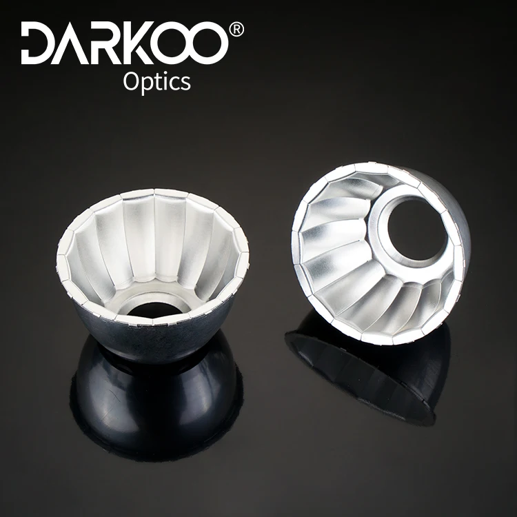 Parabolic Aluminized Led Light Cob Reflector 92Mm 24 Degree Downlight Reflector
