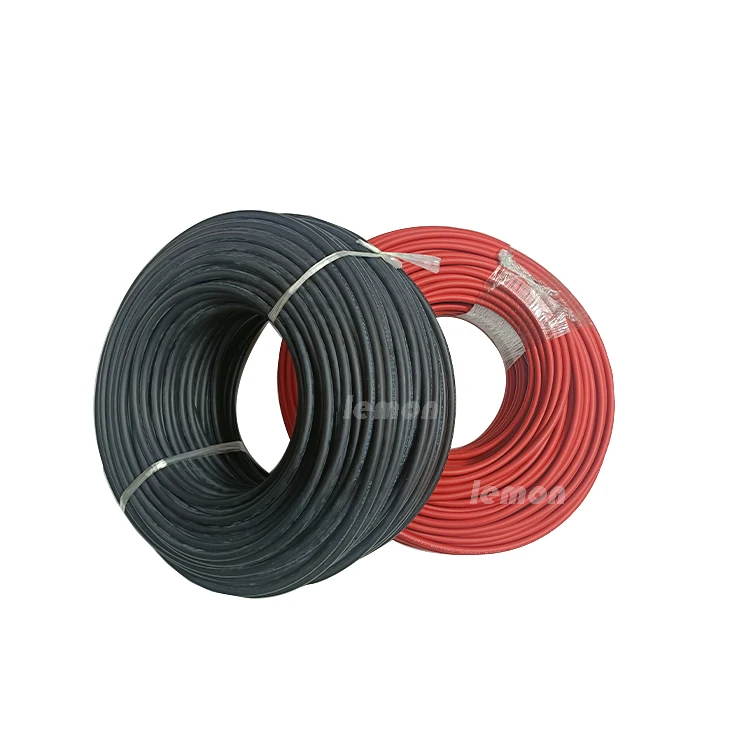 TUV Approval XLPE Insulated Tinned Copper Solar Wire 2.5MM 4MM 6MM 10MM 16MM 35MM PV Cable Solar DC Panel Power Cable