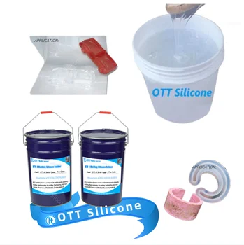 40A Transparent  RTV-2 Liquid Silicone Rubber for Casting Rapid prototyping/Jewelry casting/Vacuum Casting 1:1 or 10:1 by Weight