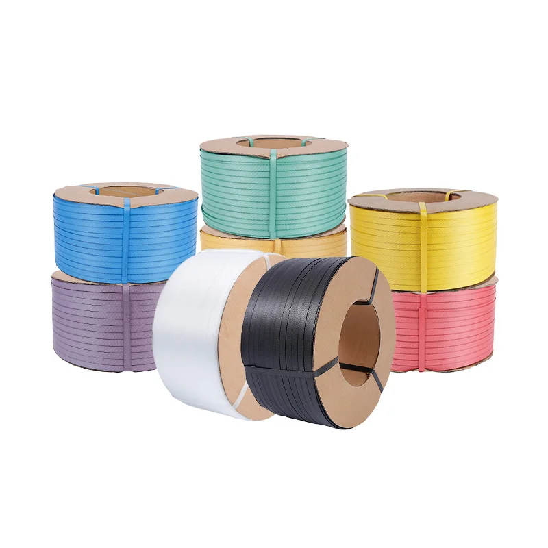 Yalanpack Multicolor Plastic 5mm PP Strapping for Automatic Packing Machine