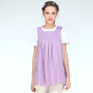 Sleeveless Summer Floral Embossed Pregnant Women Pajama Breastfeeding Photoshoot Clothes Maternity Gowns Yingtong Brand