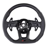 Carbon fiber+Perforated Leather+white stitching