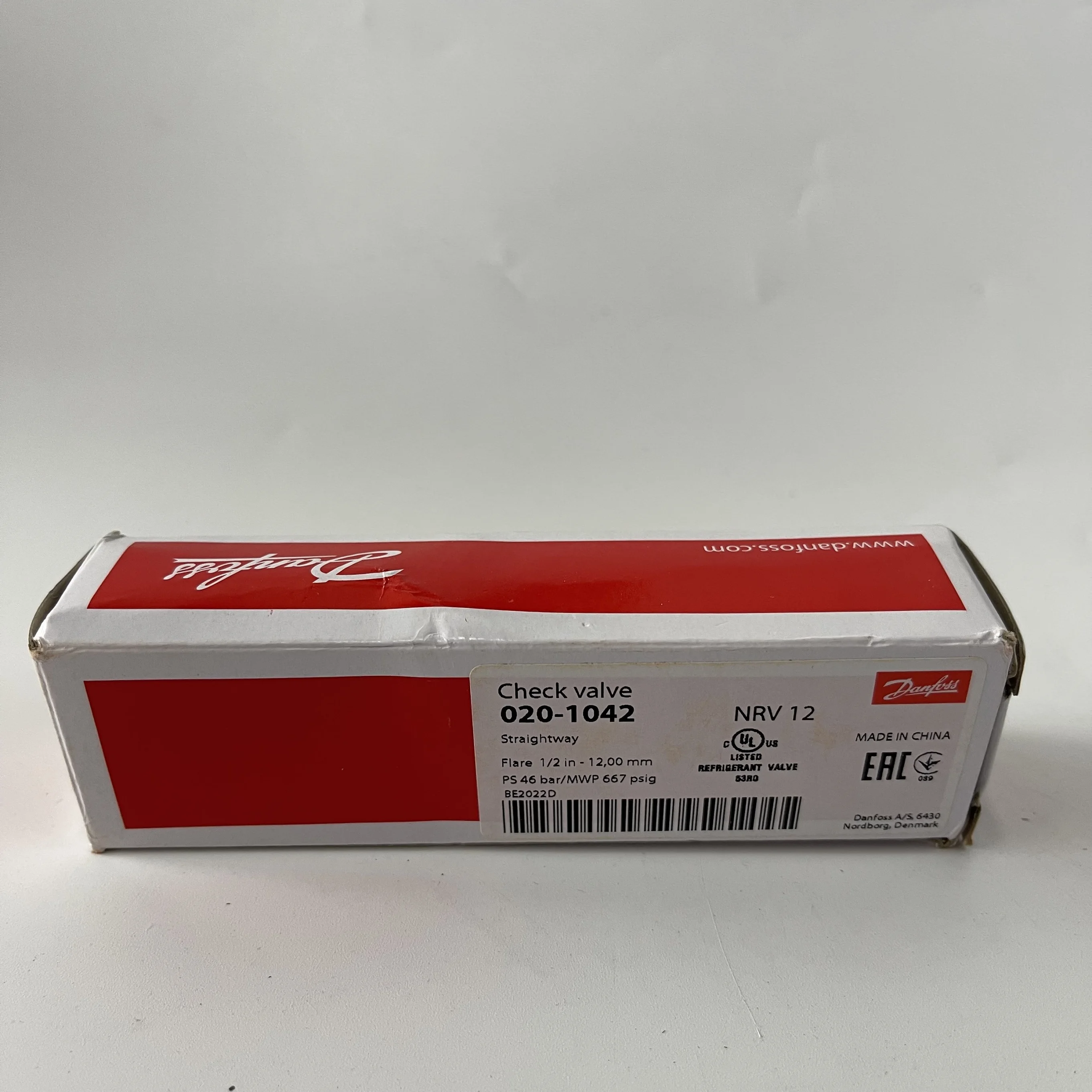 Danfoss Check Valve NRV 12 020-1042 