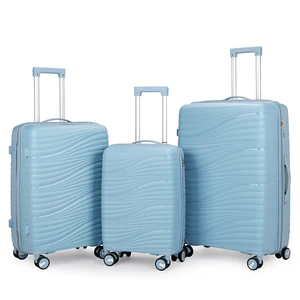 Maletas De Viaje Set Suit Cases High Quality Unisex 20/24/28 Inch PP Suitcases Luxury 3PCS in 1 Travel Luggage Main Material PP Travel Bags