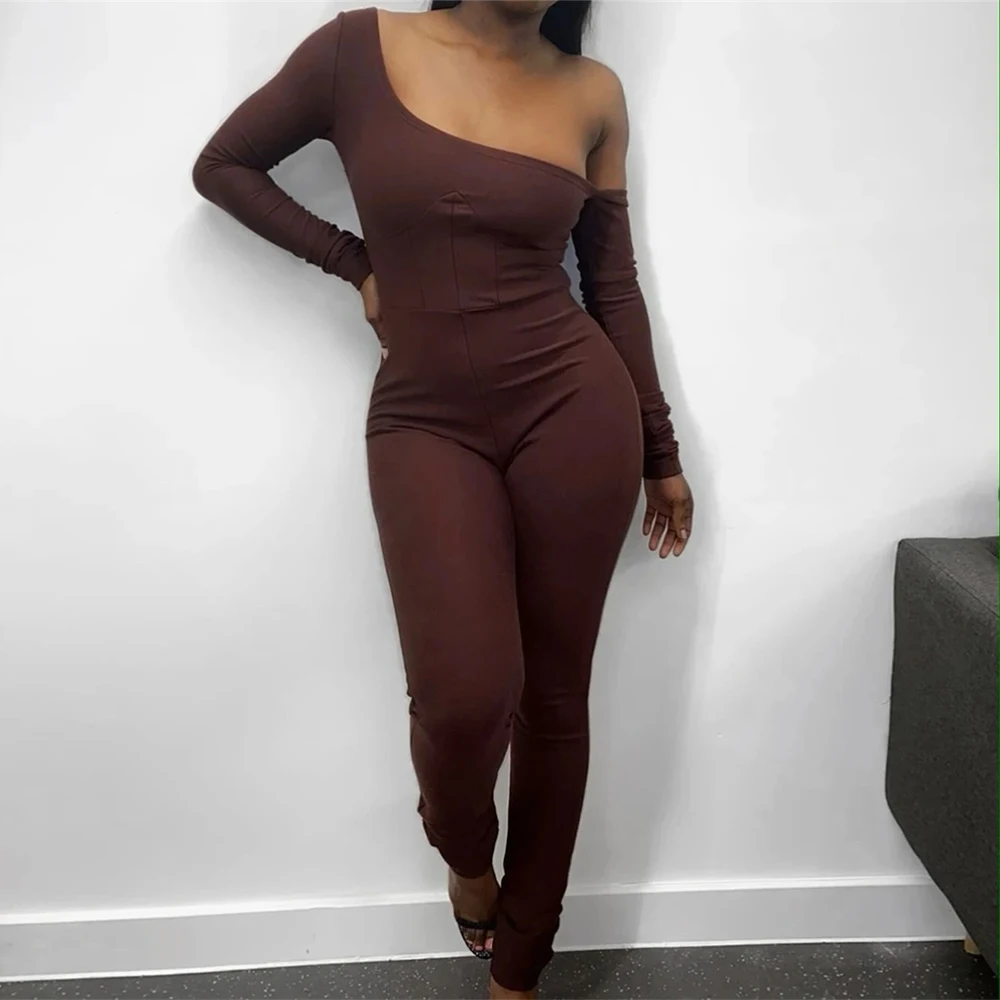 cotton bodycon jumpsuit