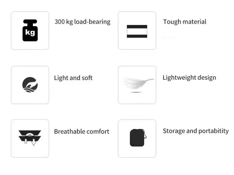 durable outdoor adult hammock portable folding hammock with stand