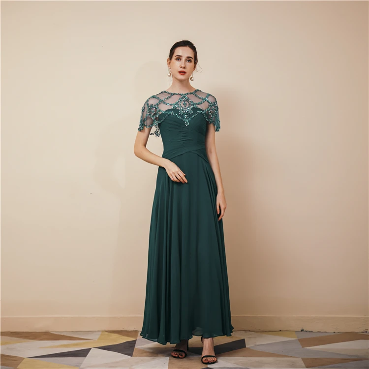 Alibaba.com: Ninuobasha NWA1059 Classy emerald green evening dress,  asymmetrical ball gown with ruffles and built-in bra. Custom size and OEM  service available for business buyers.