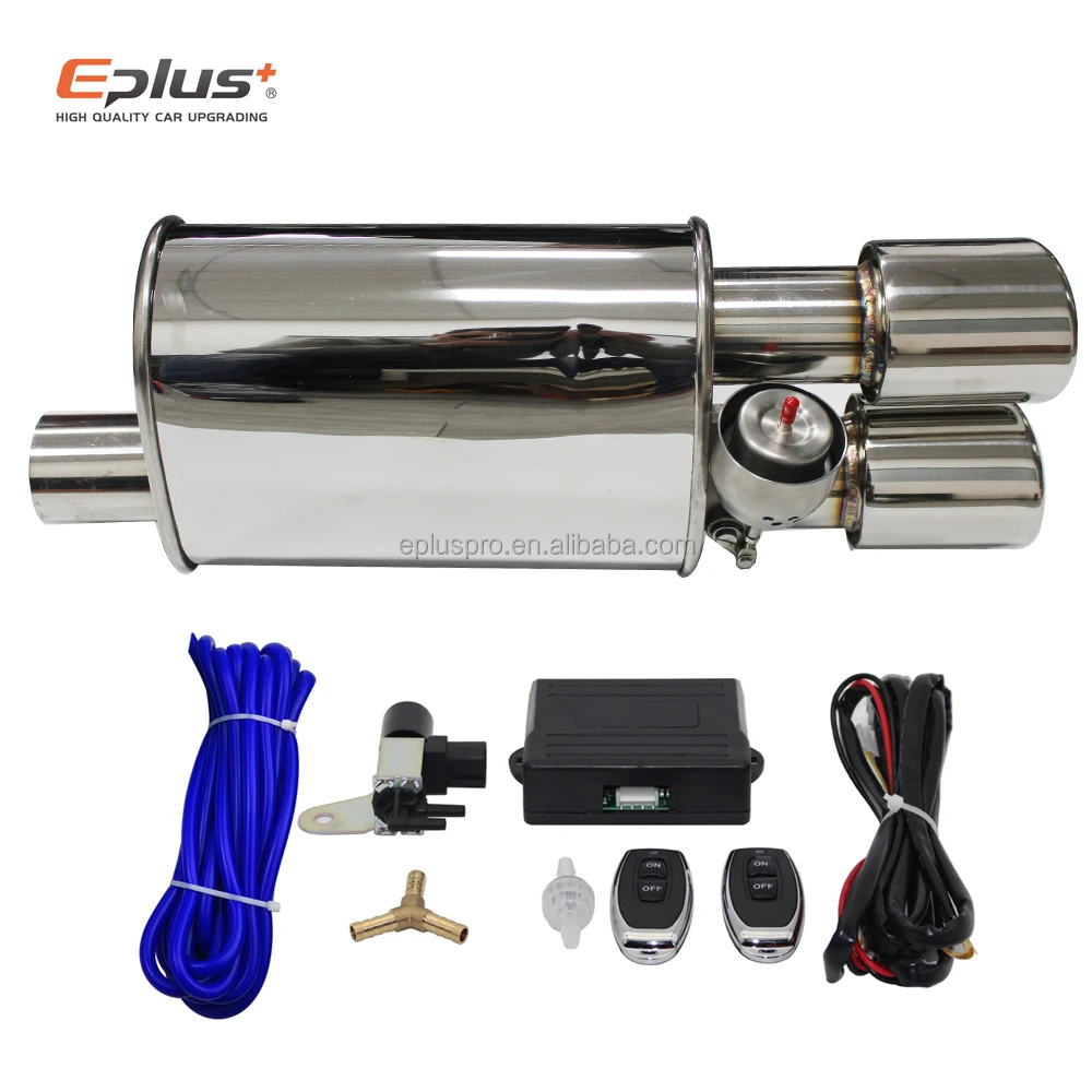 Eplus 1 Set (2 Muffler) Of 76mm Inlet Performance Electric Cutout Valve