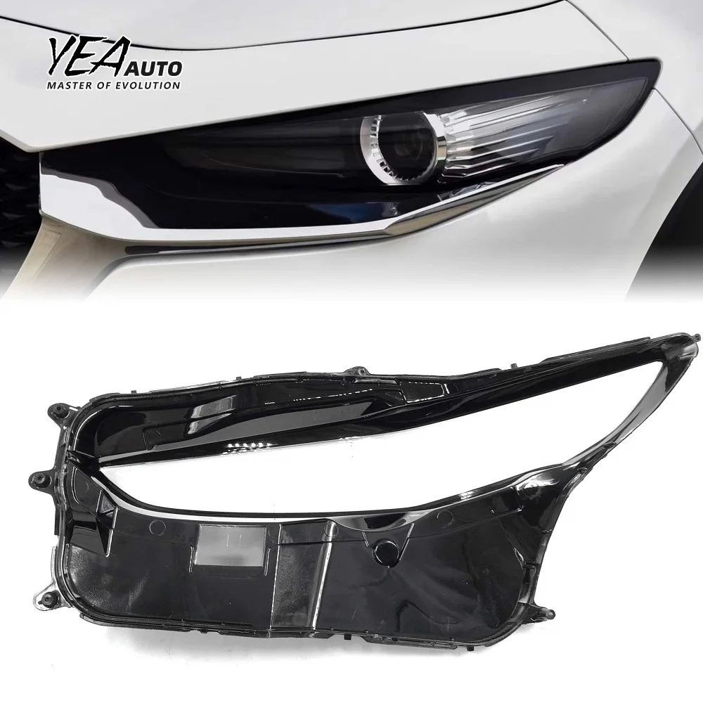 Lensa Penutup Lampu Depan Mobil Kaca Penutup Lensa Lampu untuk Mazda CX30 CX-30 Penutup Lensa Lampu Sorot 2020 - 2023