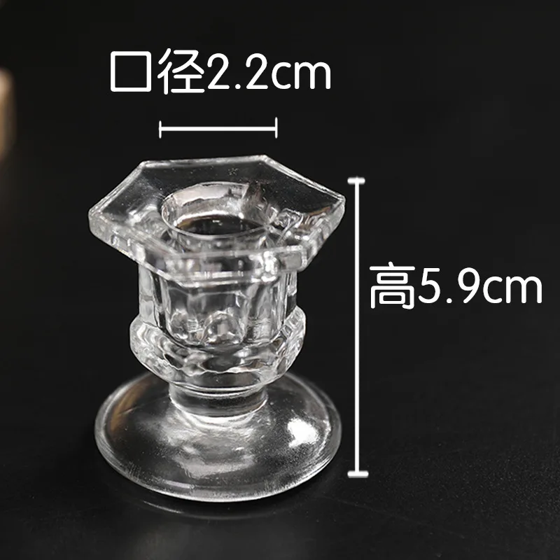 Factory Glass Candle Tray,Clear Round Tray For Pillar Candle,Home