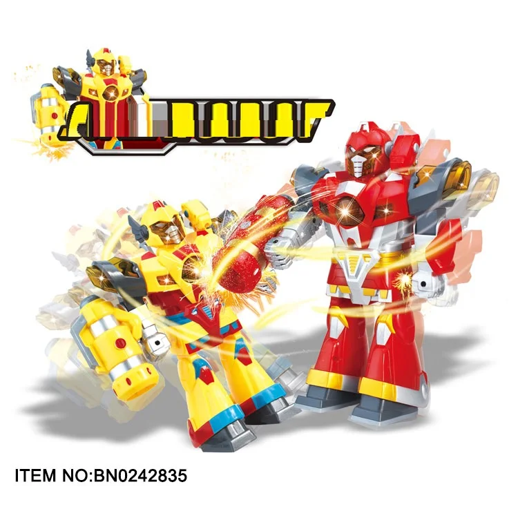 Kids Battery Operated Robot Toy Fighting Robot With Sounds and Lights