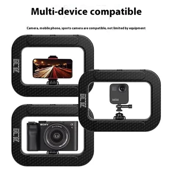 Ring Rabbit 2.1m Tripod Selfie Reverse Charging Fill Light for Live Broadcast and Photography detail image