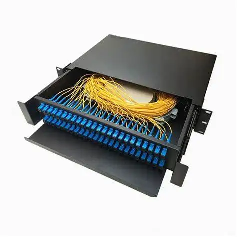 Outdoor ODF Optical Distribution Frame 24 / 48 Port Corning Fiber SC MPO Panel