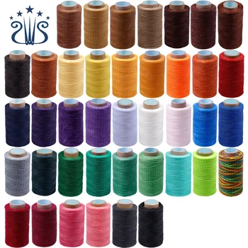 Wholesale Optional Colors DIY Handmade 250m Leather Sewing 1mm Flat Wax Thread