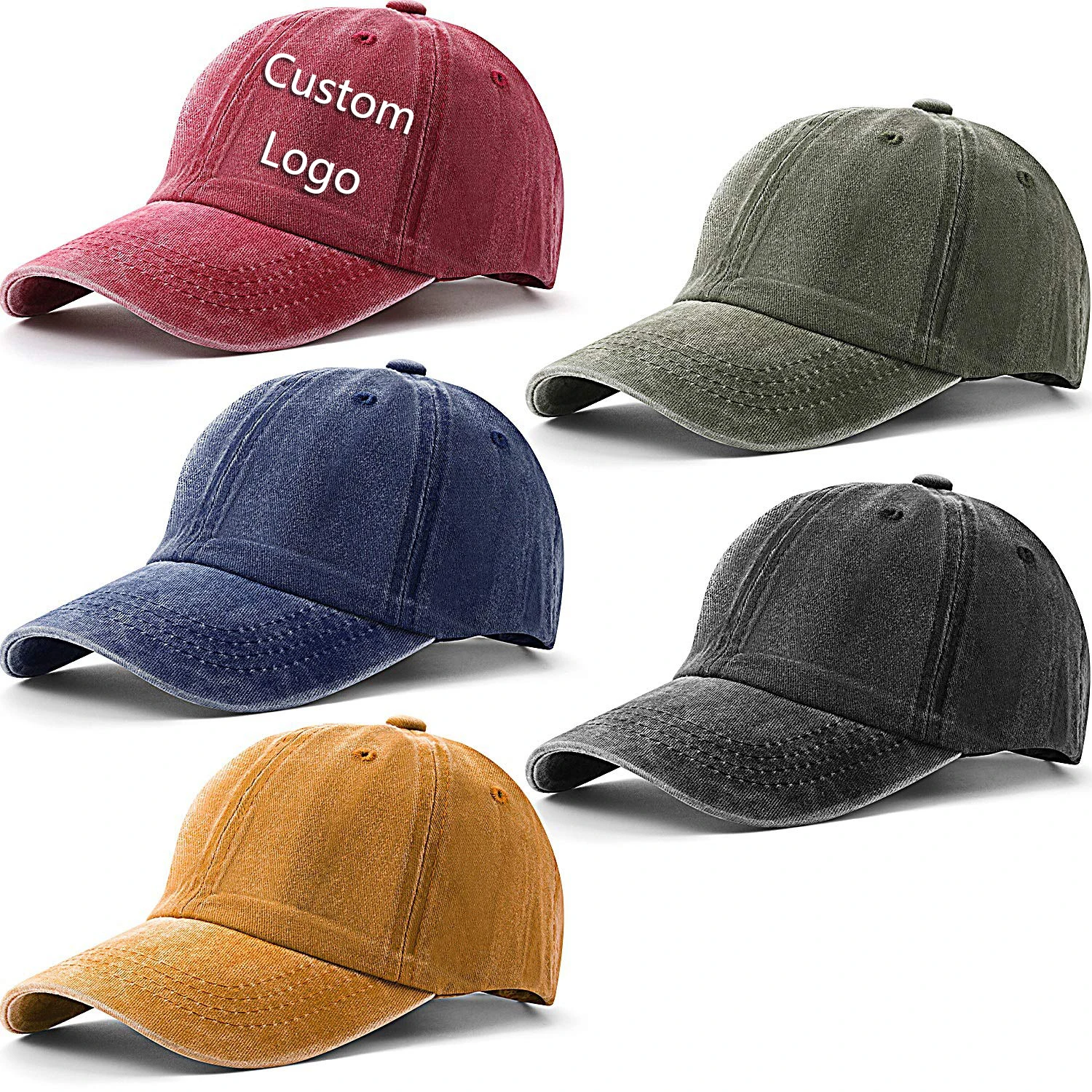 OEM Factory Acid Wash Bucket Hat Unisex Cotton Vintage Washed ...