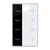 Vertical - 4 Gang White