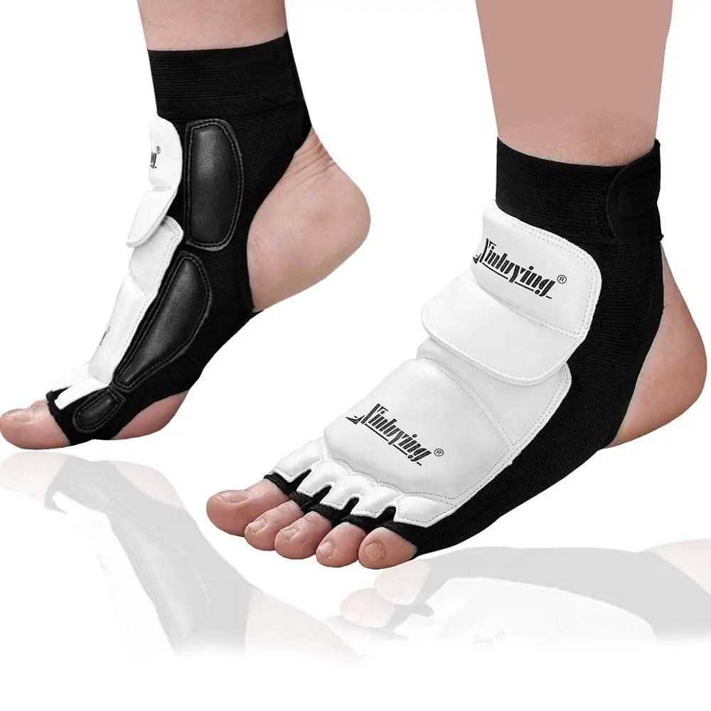 Factory Custom Taekwondo Foot Protector KTA Offical Competition Fighting Feet Guard Kicking Box Foot Gear Taekwondo Foot Gloves