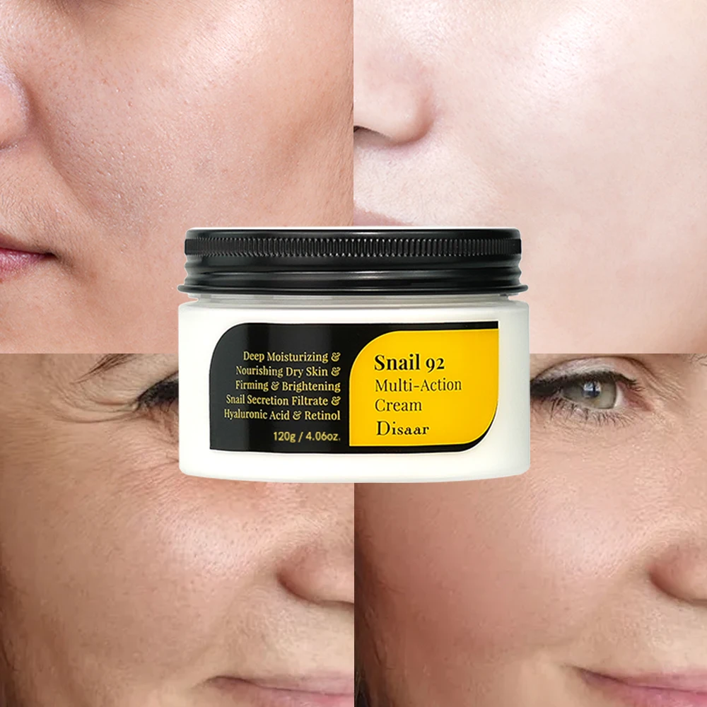 Best Snail Mucin Multi-action Cream Advanced Snail 92 All in One Cream White Repair Facial Moisturizing Cream for Fair Skin
