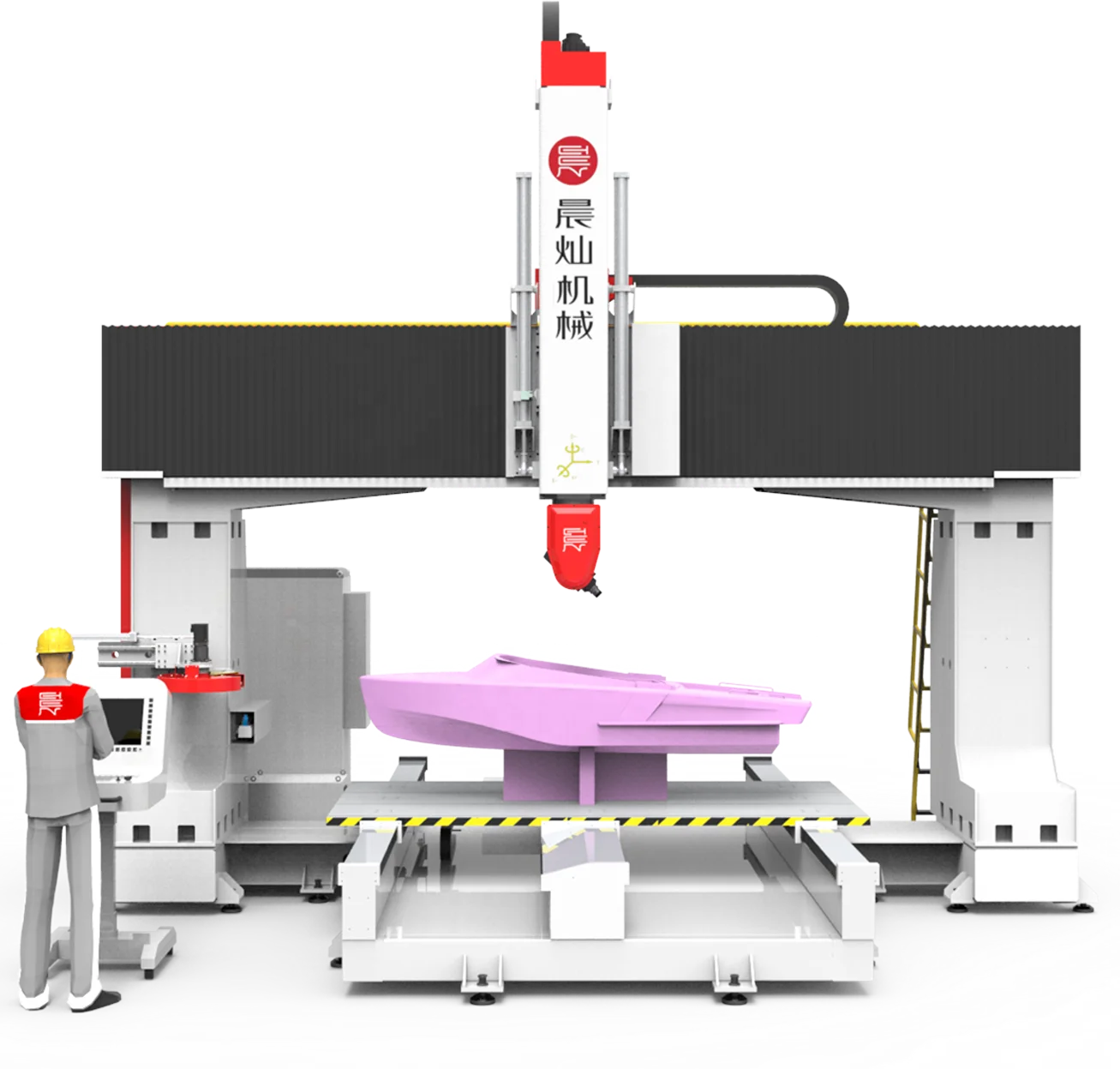 5 Axis Cnc Router Used for Styrofoam EPS Foam Wood Composite Molds Patterns Milling Cnc Machine 5 Axis