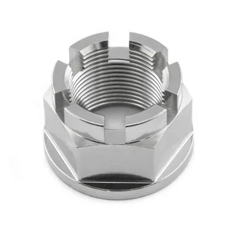 Service Stainless Steel CNC Machining Parts M24 Flanged Nut
