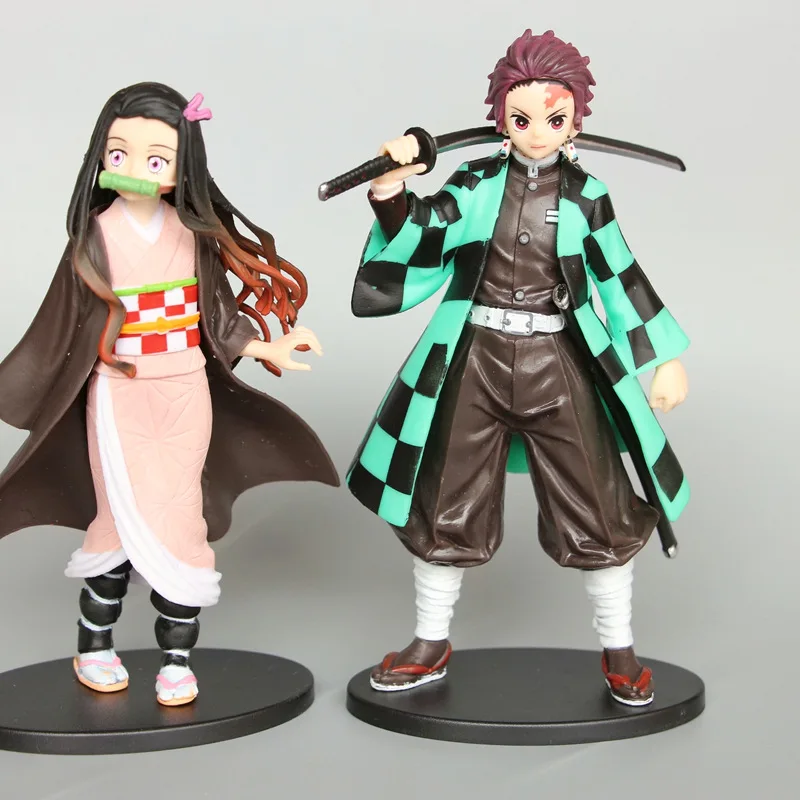 demônio matador anime figura kokushibou tsugikuni yoriichi kimetsu não  yaiba figura modelo boneca brinquedos anime ação figura