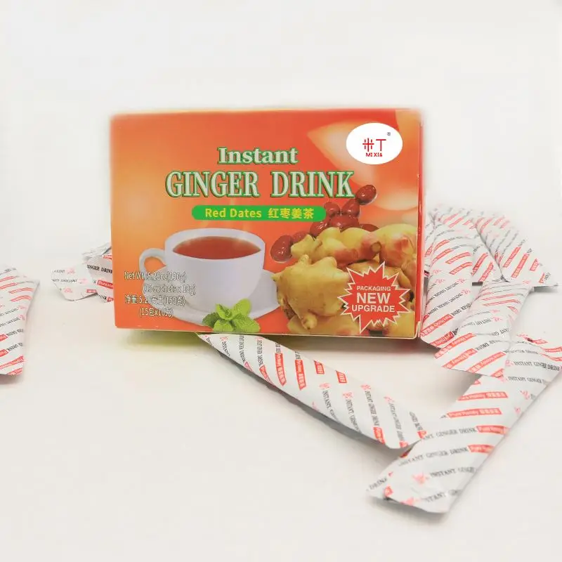 Оптовая продажа, индивидуальный высококачественный органический чай, фирменный имбирный чай с красными датами
