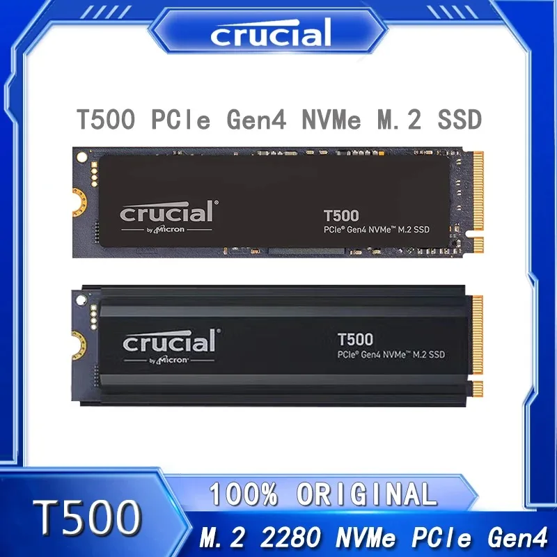 Crucial T500 SSD - Fast Pcie 4.0 Nvme M.2 Solid State Drive