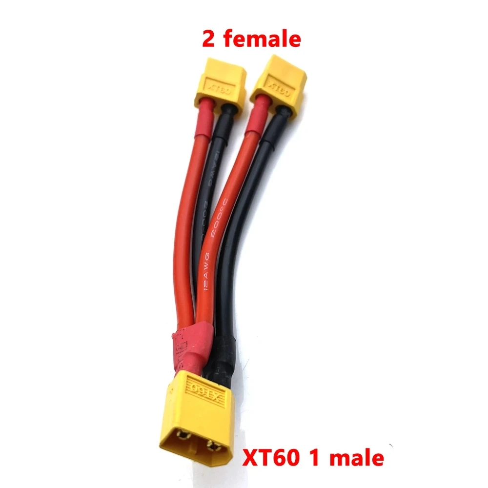1 femelle à 2 mâles - XT30 XT-30 câble parallèle Y plomb 18AWG 10CM 1 femelle à 2 mâles - XT30 XT-30 câble parallèle Y plomb 18AWG 10CM