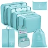 Blue Travel 8 pcs set