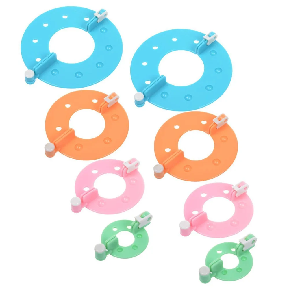 Kit Per Realizzare Pompon - 32 Pezzi Con Forbici Per Lana E Filati | 4 Misure E Colorati Per DIY E Craft - Foto 9