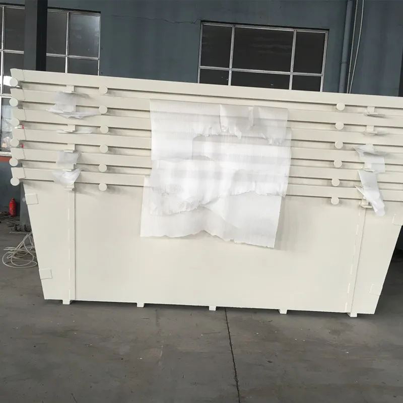 2 м Подгонянный напольный Штабелируемый стальной металлический бункеров-лом цепной подъемник контейнеров бункеров для