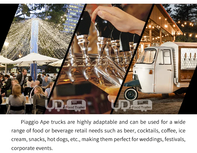 Three Wheels Electric Scooters Food Cart Ice Cream Cart Tuk Tuk Mobile