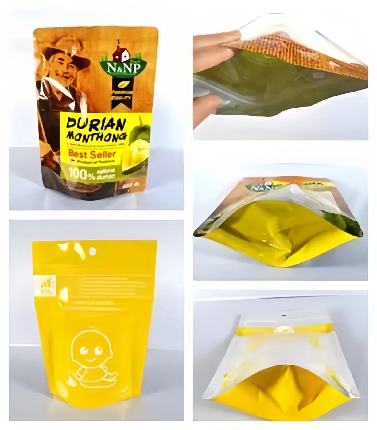 Printing Custom or Wholesale Stand up Plastic Sliver Bag Hs Code 392321 392329