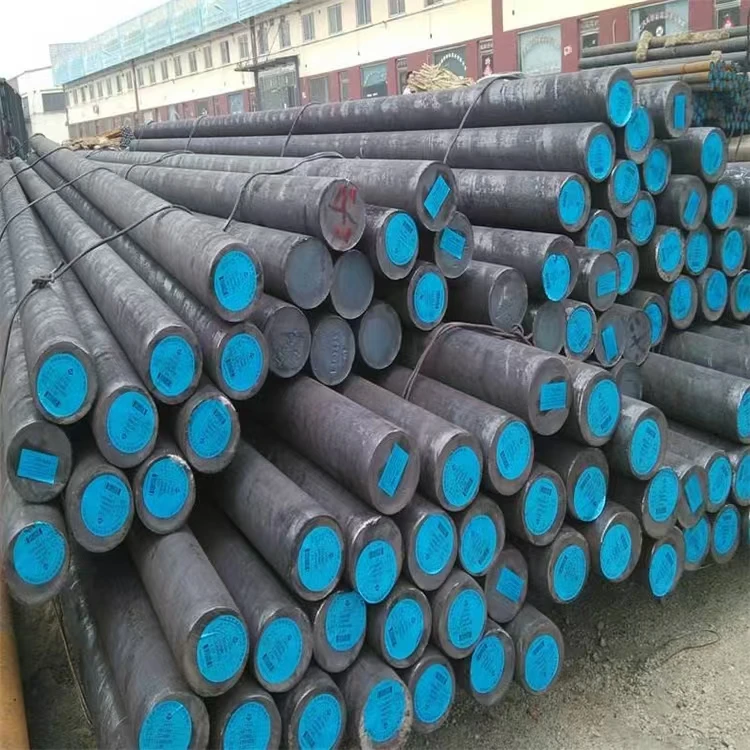Q195Q215Q345 Round Steel Bars 10#20#35#45# High Quality Material factory