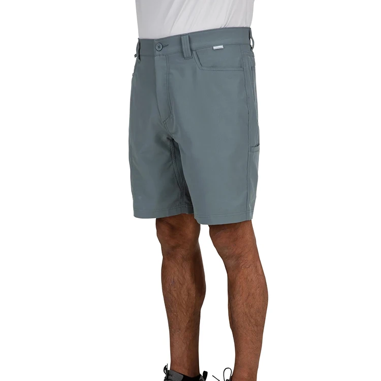 Mens Plain Dry Fit Nylon Stretch Fishing Shorts Elastic Waist Fishing Shorts For Men Buy