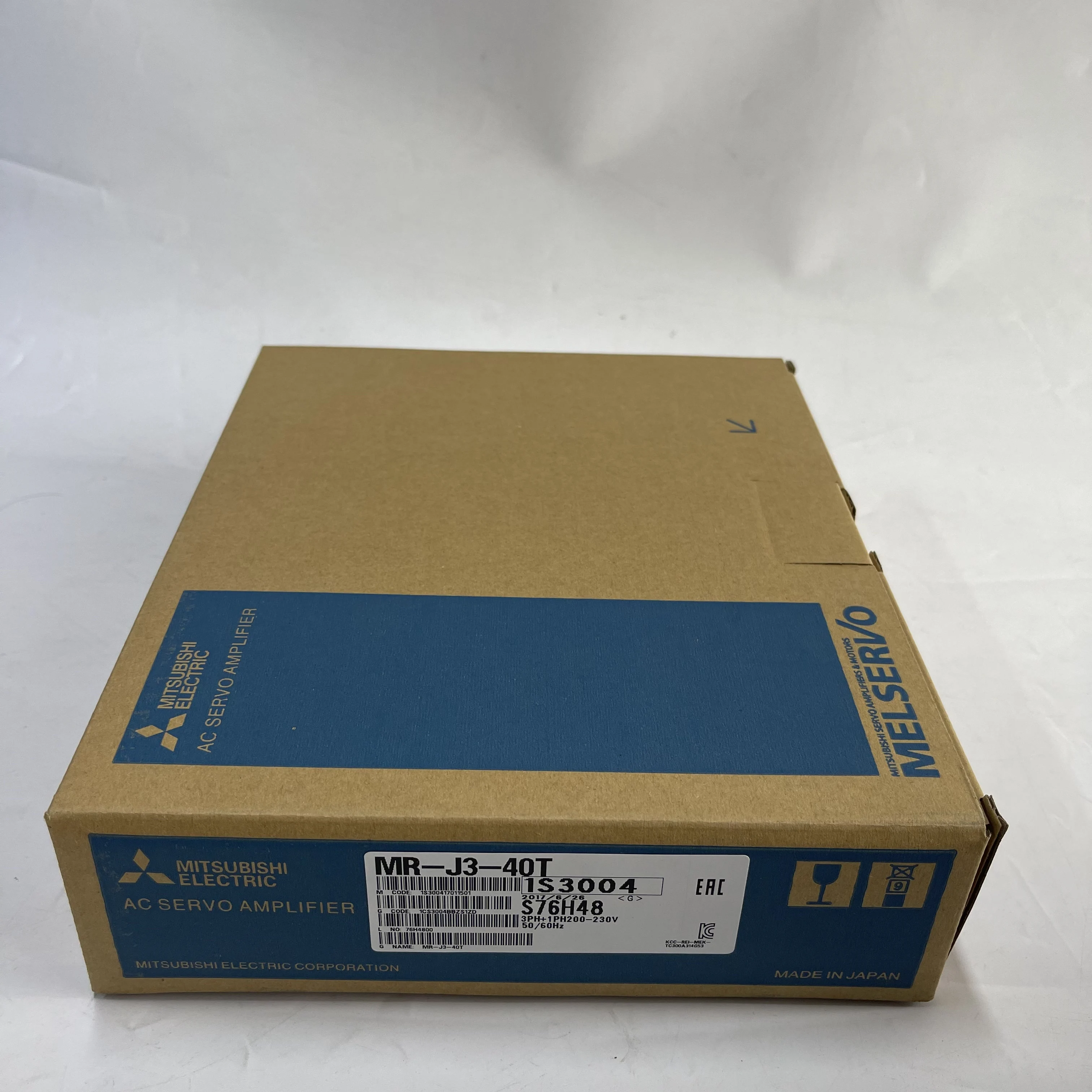 MITSUBISHI AC Servo Amplifier MR-J3-40T MITSUBISHI AC Servo Amplifier MR-J3-40T