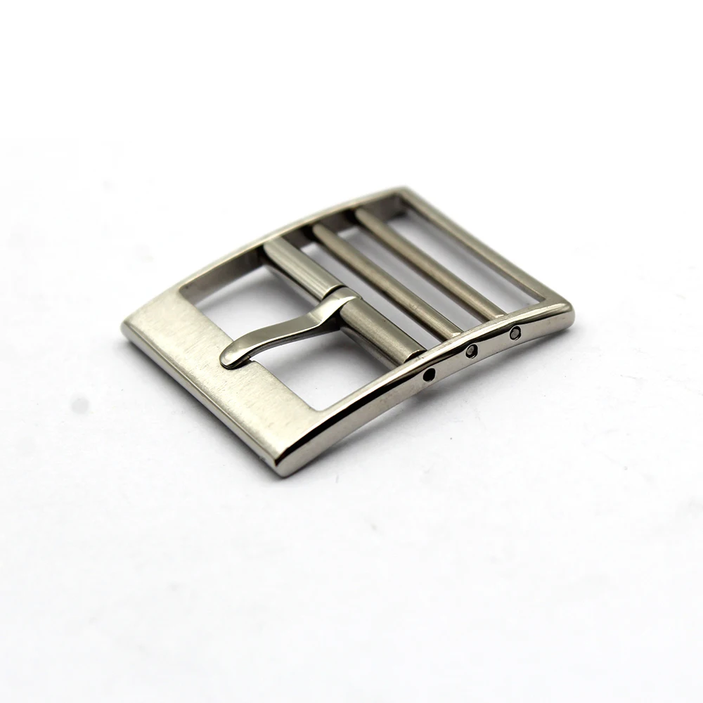 316L Luxury Design Edge Tongue Polished Top Brushed Stainless Steel Watch Buckle for Nylon TUDO Watch
