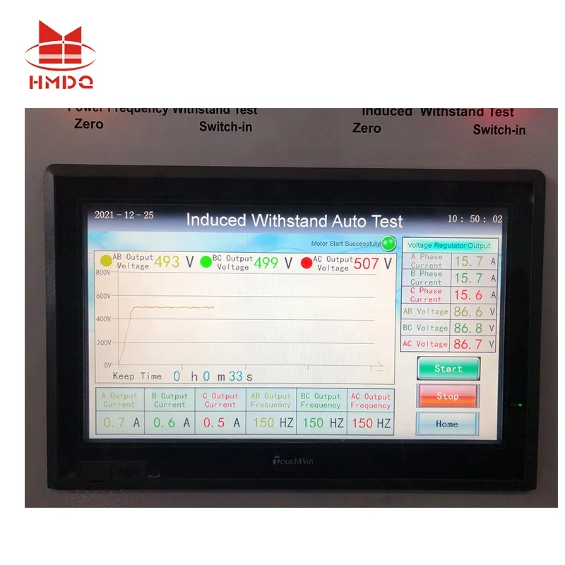 HM5050 Full-automatic Integrated Multifunctional Comprehensive Three Phase Transformer test Bench for Transformer test System