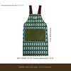 Poll dot apron-green-with towel