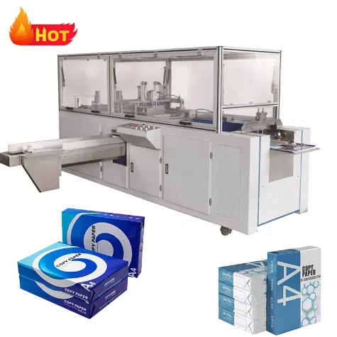 Automatic A4 Paper Making Machine Cutter Roll to Sheet Slitting Machine  A4 Paper Packing Machine with Ream Wrapping