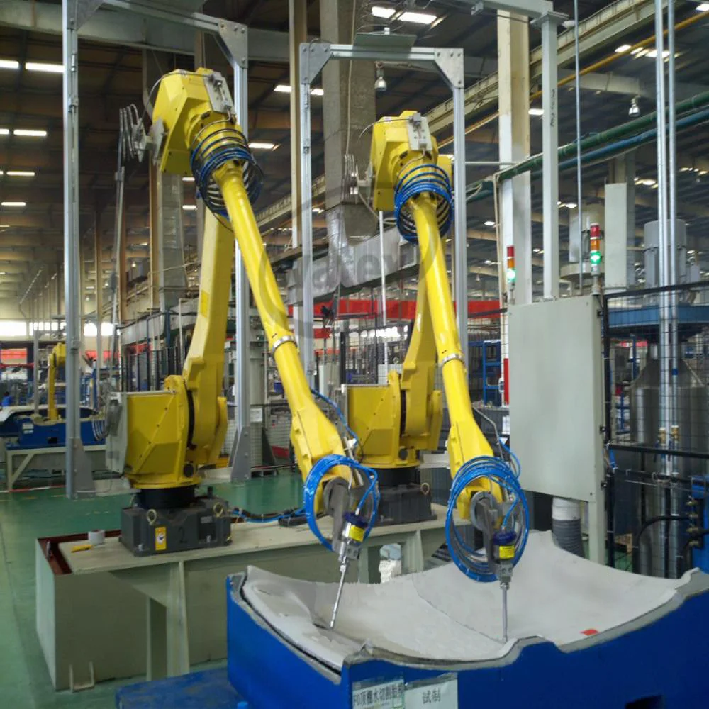 WONLEAN New Design Robot Water Jet Cutting Machine