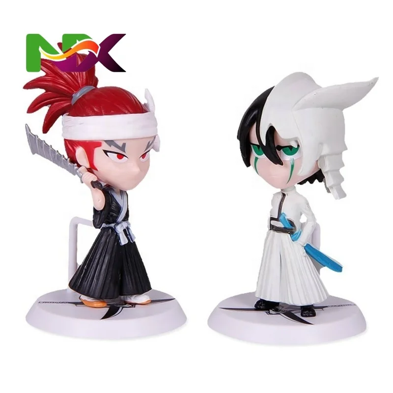 8CM PVC Model Set 6pcs/Kurosaki Ichigo Orihime Inoue Action Figures Anime Statue Busts Figurines Collection from Bleach