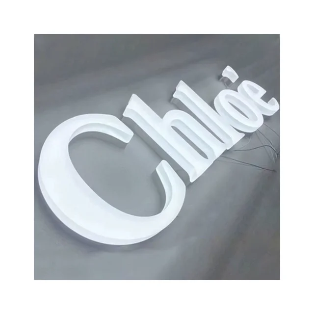 Outdoor Waterproof Metal Channel Letter Business Illuminated Cabinet Signs letter In Led Custom Lights