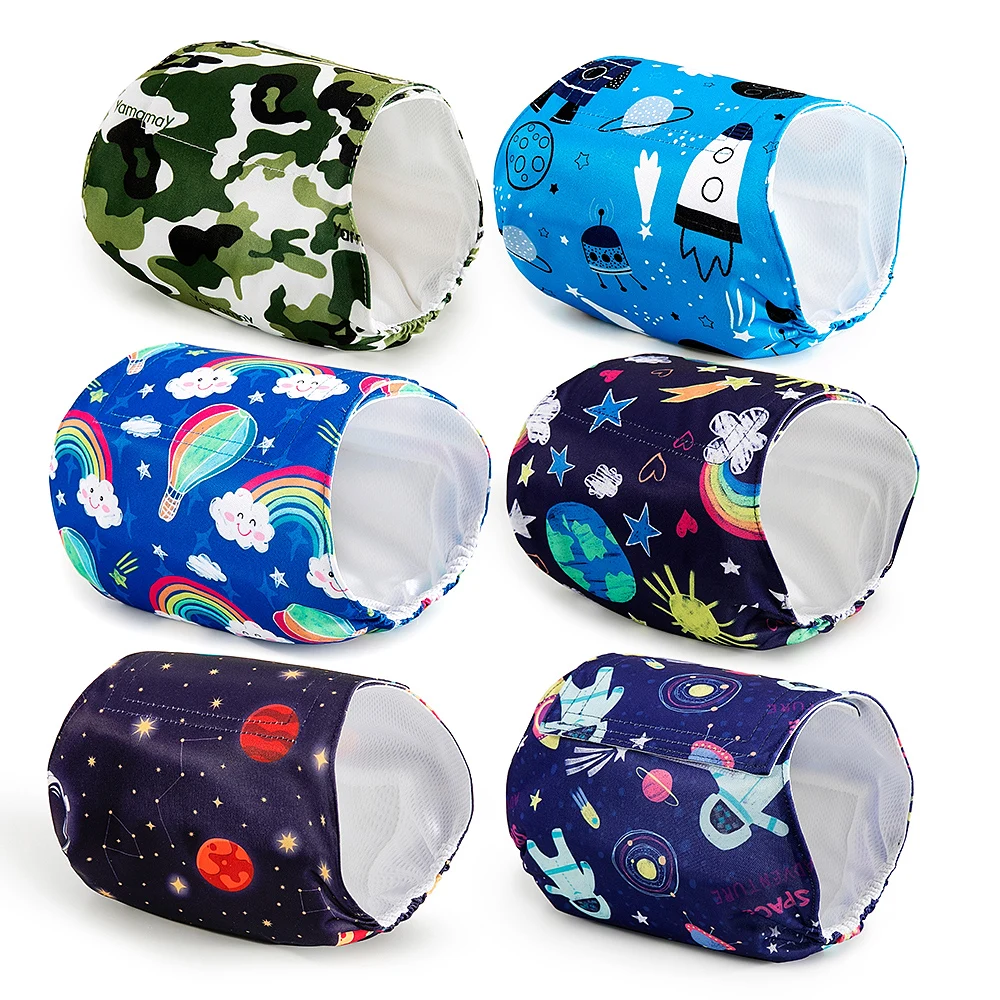 Custom Prints Washable Dog Diaper Reusable Male Dog Belly Band manufacture